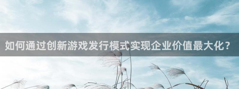 陕西银河(galaxy)子文化创意有限公司1：如何通过创新游戏发行模式实现企业价值最大化？